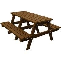 NBB Recycled Furniture NBB Recycled Heavy Duty AFrame 1.8m Picnic Table  Brown