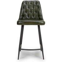 FURNITURE LINK Bradley Counter Chair - Green (sold in 2's), Green