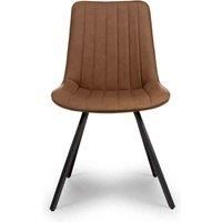 FURNITURE LINK Miro Chair - Tan (Sold in 2's)