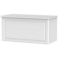 Montego Blanket Box  White