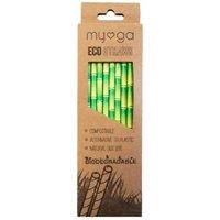 ECO Paper Drinking Straws x20 Non Soggy Compostable Biodegradable Myga Party