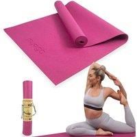 Myga Yoga Mat - Non-Slip Exercise Mat for Yoga, Pilates, Meditation & Fitness - Lightweight Yoga Mat for Travel - Multipurpose Mat for Men & Women for Home Gym & Studio - Plum