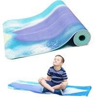 Myga Childrens Yoga Mat - Wave Rider Printed Kids Yoga Mat - Childs Exercise Mat for Pilates, Non Slip Multi Purpose Fitness Mat - Core Workout for Home, Gym, Studio