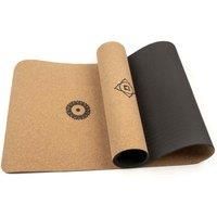 Myga Cork Yoga Mat - Extra Large Exercise Mat with Great Grip for Yoga, Pilates, Stretching and Fitness - Eco-Friendly Natural Cork, ideal for Home & Gym - 205 x 70cm, 6mm Thickness - Chakra