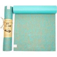 Jute Mat - Aqua