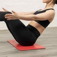 Myga - RY1333 - Alignment Yoga Pad Mat - Non-slip Pads for Extra Cushioning with your Knee - Elbow and Hand Support - 66 x 34 cm - 5mm Thickness - Red