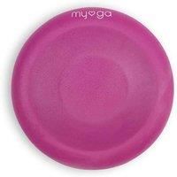 Myga Yoga Support Pad - Silicone Jelly Support Pad for Hands, Wrists, Elbows, Knees and Ankles - Eco-Friendly - Non Slip Yoga Support Kneeling Pad - Plum