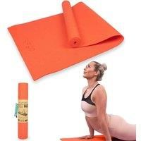 Myga Yoga Mat - Non-Slip Exercise Mat for Yoga, Pilates, Meditation & Fitness - Lightweight Yoga Mat for Travel - Multipurpose Mat for Men & Women for Home Gym & Studio - Red