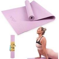Myga Yoga Mat - Non-Slip Exercise Mat for Yoga, Pilates, Meditation & Fitness - Lightweight Yoga Mat for Travel - Multipurpose Mat for Men & Women for Home Gym & Studio - Lilac