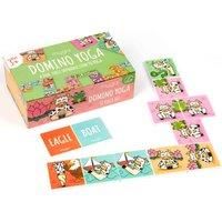 Myga Yoga Dominoes - 32-Piece Kids Domino Game Set with 8 Yoga Poses