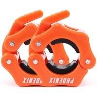 Olympic Barbell Clamps 1" 25mm or 2" 50mm Lock Jaw Clips Collars Gym Fitness