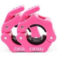 Olympic Barbell Clamps 1" 25mm or 2" 50mm Lock Jaw Clips Collars Gym Fitness