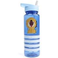 Myga Kids Water Bottle with Wristbands – 650ml Childrens Leakproof Water Bottle with Straw & Carry Handle - Lightweight BPA-Free Reusable Drinks Bottle for Kids with Affirmation Bracelets – Lion