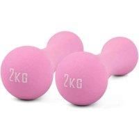 Neoprene Dumbbells Pair of Weights for Exercise Fitness Home & Gym 1KG 1.5KG 2KG