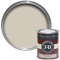 Farrow & Ball Estate Shaded white No.201 Eggshell Metal & wood paint 0.75L