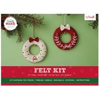 Festive Felt Kit: Christmas Wreath