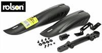 Rolson 43229 Front and Rear Mud Guard - Black