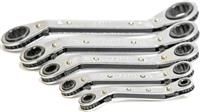 5pc Offset Ratchet Ring Spanner Set