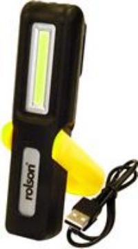 Rolson 3W USB Rechargeable Torch Flexible Inspection Lamp COB Worklight - 61467