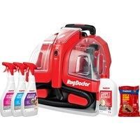 Rug Doctor 10453992 Carpet Cleaner with Detergent Bundle, Red