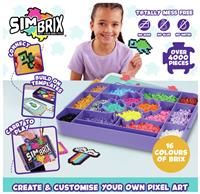Character Options 08003 Simbrix Maker Studio with 4000+ brix Creative Activity STEAM Arts and Crafts Kids’ Toys for Girls & Boys Ages 5 and up