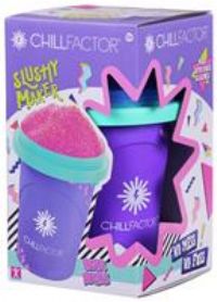 Chill Factor Colour Shock slushy maker Totally Cool Blue- Reusable slushy maker cup, homemade slushies. Squeeze cup slushy maker Kitchen toys
