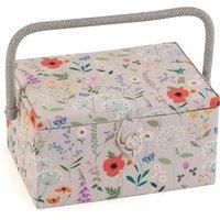 Hobby Gift Medium Sewing Craft Hobby Storage Box, Wildflowers