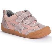 Start-Rite Tickle Star Girls Dusky Pink Pearlised Leather Pre-School Trainers