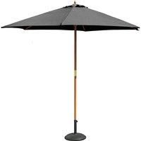 SunTime 2.7m Hardwood Black Market Parasol