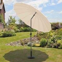 Shanghai 2.7m Parasol Ecru With Crank & Tilt