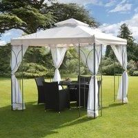 Suntime PG01178 2.5 m"Polenza" Cream Gazebo - Off White