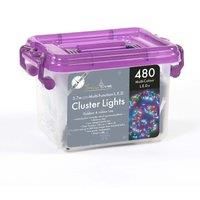 Snowtime Cluster LED Christmas Lights 480 960 2000 Multi Function Timer Tree