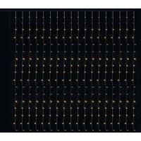 3m x 3m LED Multi-Function Inddor or Outdoor Curtain Light (Warm White)