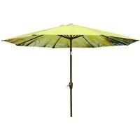 SunTime 3m Forest Print Crank & Tilt Parasol