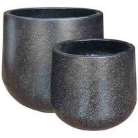 Suntime Black Terazzo Pots