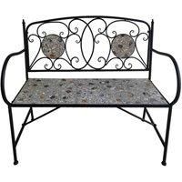Suntime New Pebble Mosaic Bench