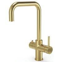 ETAL 3-in-1 Instant Hot Water Kitchen Tap Brushed Brass (381RG)