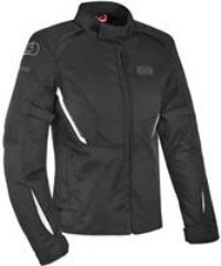 Oxford Iota 1.0 Ladies Motorcycle Motorbike Textile Jacket Tech Black / White