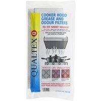 Qualtex Universal Cooker Hood Grease & Charcoal Filters (2pk)