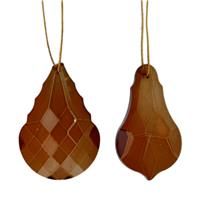 Gisela Graham 24 x Copper Glass Pendant Dec, 2as