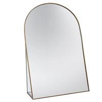 Gisela Graham 2 x Gold Metal Edge Tabletop Mirror, Lge