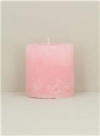 Gisela Graham 6 x Pale Pink Mini Pillar Candle