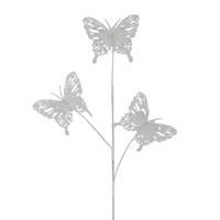 Gisela Graham Iridescent Glitter Butterfly Branch Decoration (50cm)