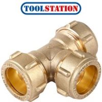 Conex 601EQ Compression Equal Tee 15mm