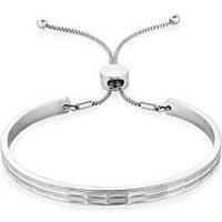 Buckley London Dalston Bangle - Rhodium Tone