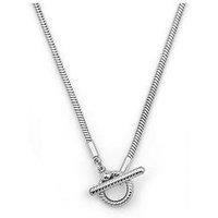 Buckley London Rope Style T-Bar Necklace 16 Inches.