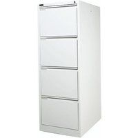Steelco Steelco 4DFCM 4 Drawer Filing Cabinets (Light Grey)