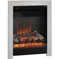 BeModern Athena 16 Electric Inset Fire in Chrome & Black