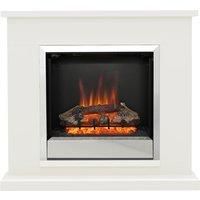Be Modern 2kW Elsham 40" Electric Fireplace Suite - Soft White