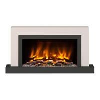 Be Modern Pryzm Vardo Electric Wall-Hung Timber Fireplace 47" & Anthracite in Cashmere